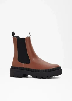 Clearance Chelsea-Boots mit Profilsohle Damen Schuhe & Accessoires In Spezialgrößen·Schuhe In Übergröße|Schuhe & Accessoires In Spezialgrößen·Elastischer Schaft