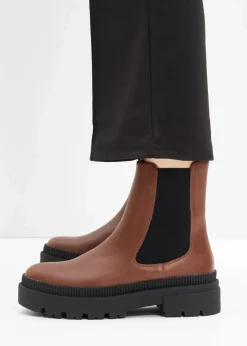 Clearance Chelsea-Boots mit Profilsohle Damen Schuhe & Accessoires In Spezialgrößen·Schuhe In Übergröße|Schuhe & Accessoires In Spezialgrößen·Elastischer Schaft