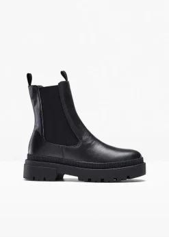 Best Chelsea-Boots mit Profilsohle Damen Stiefeletten|Boots