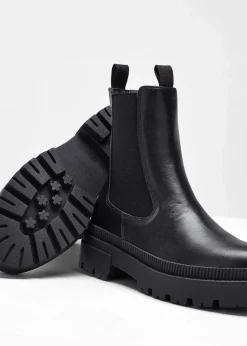 Best Chelsea-Boots mit Profilsohle Damen Stiefeletten|Boots