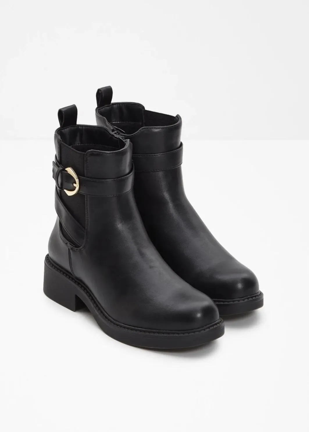 New Chelsea-Boots mit Schnalle Damen Stiefeletten|Boots