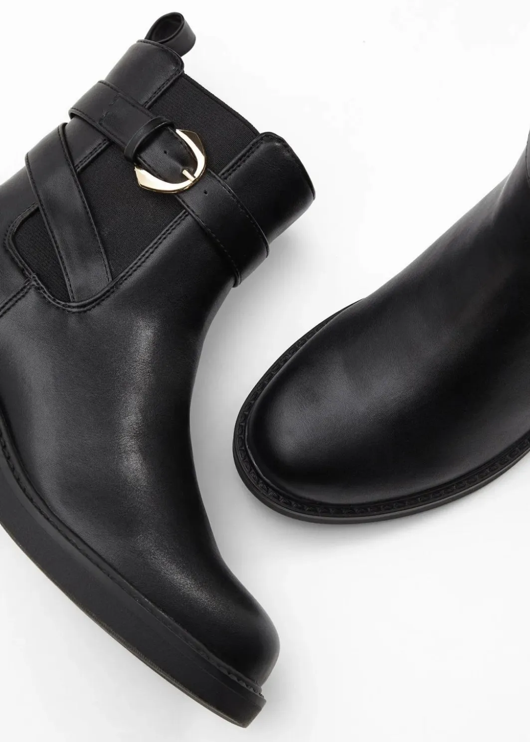 New Chelsea-Boots mit Schnalle Damen Stiefeletten|Boots