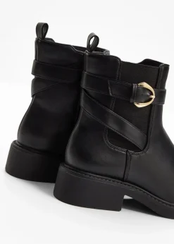 New Chelsea-Boots mit Schnalle Damen Stiefeletten|Boots