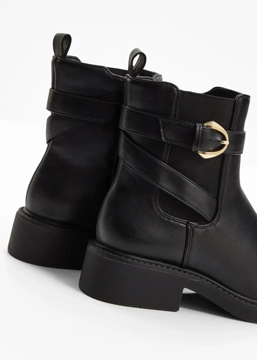 New Chelsea-Boots mit Schnalle Damen Stiefeletten|Boots
