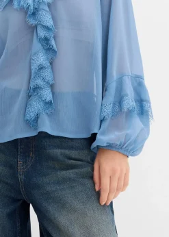 Damen bonprix Bekleidung·Jacken & Mäntel|Blusen & Tuniken|Chiffonbluse