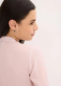 Online Chiffonbluse mit abnehmbarer Schluppe Damen Bekleidung·Jacken & Mäntel|Blusen & Tuniken