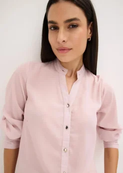 Online Chiffonbluse mit abnehmbarer Schluppe Damen Bekleidung·Jacken & Mäntel|Blusen & Tuniken