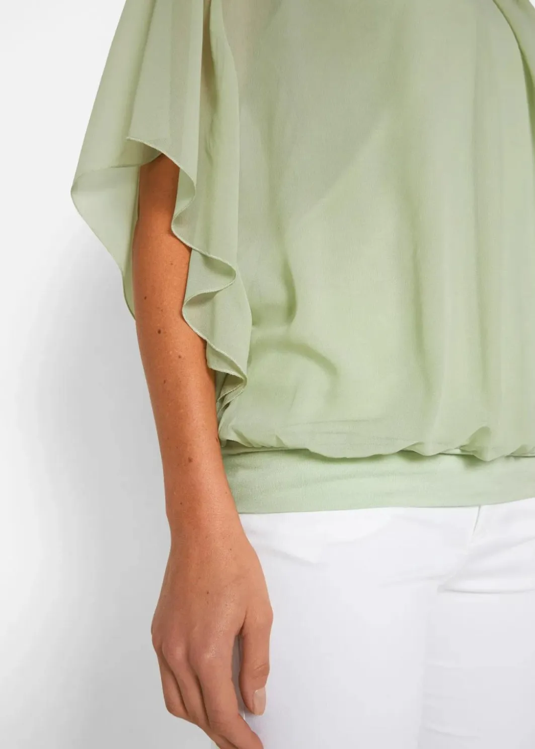 Clearance Chiffonbluse mit Untertop Damen Blusen & Tuniken|Bekleidung·Jacken & Mäntel