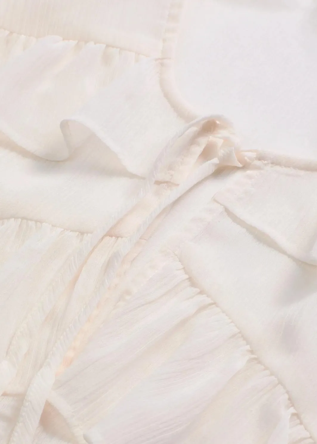 Damen bonprix Blusen & Tuniken|Bekleidung·Jacken & Mäntel|Chiffonbluse mit Volants