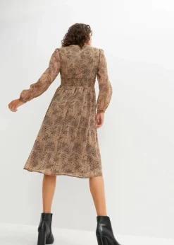 Chiffonkleid Damen Bekleidung·Pullover & Strickjacken|Kleider