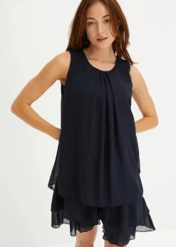 Damen bonprix Nachhaltigere Materialien|Kleider|Chiffon-Kleid