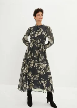 Damen bonprix Bekleidung·Pullover & Strickjacken|Kleider|Chiffonkleid
