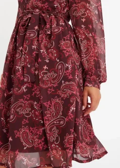 Damen bonprix Bekleidung·Pullover & Strickjacken|Nachhaltigere Materialien|Chiffonkleid