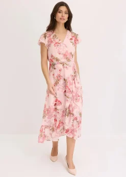 Damen bonprix Nachhaltigere Materialien|Kleider|Chiffonkleid