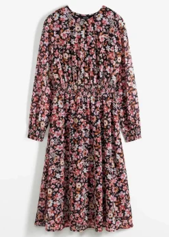 Damen bonprix Kleider|Bekleidung·Pullover & Strickjacken|Chiffonkleid