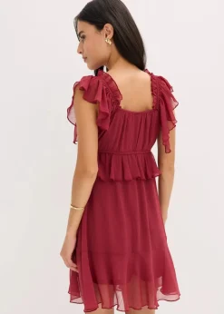 Damen bonprix Bekleidung·Pullover & Strickjacken|Kleider|Chiffonkleid in A-Linie