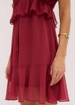 Damen bonprix Bekleidung·Pullover & Strickjacken|Kleider|Chiffonkleid in A-Linie