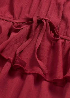 Damen bonprix Bekleidung·Pullover & Strickjacken|Kleider|Chiffonkleid in A-Linie