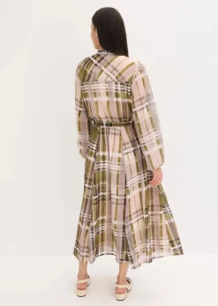 Clearance Chiffonkleid mit Bindeband Damen Bekleidung·Pullover & Strickjacken