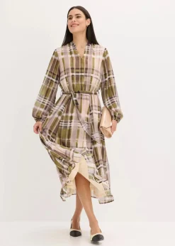 Clearance Chiffonkleid mit Bindeband Damen Bekleidung·Pullover & Strickjacken