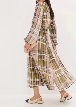 Clearance Chiffonkleid mit Bindeband Damen Bekleidung·Pullover & Strickjacken