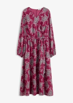 New Chiffonkleid mit Paisley-Druck Damen Bekleidung·Pullover & Strickjacken|Kleider