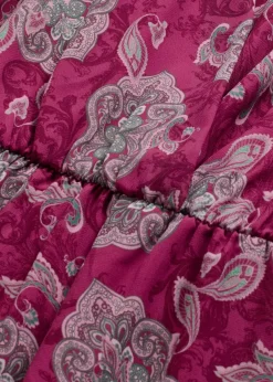 New Chiffonkleid mit Paisley-Druck Damen Bekleidung·Pullover & Strickjacken|Kleider