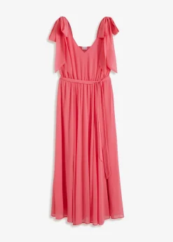 Outlet Chiffonkleid mit Schleifendetails Damen Bekleidung·Pullover & Strickjacken|Festliche Mode