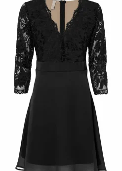 Clearance Chiffonkleid mit Spitze Damen Bekleidung·Pullover & Strickjacken|Festliche Mode