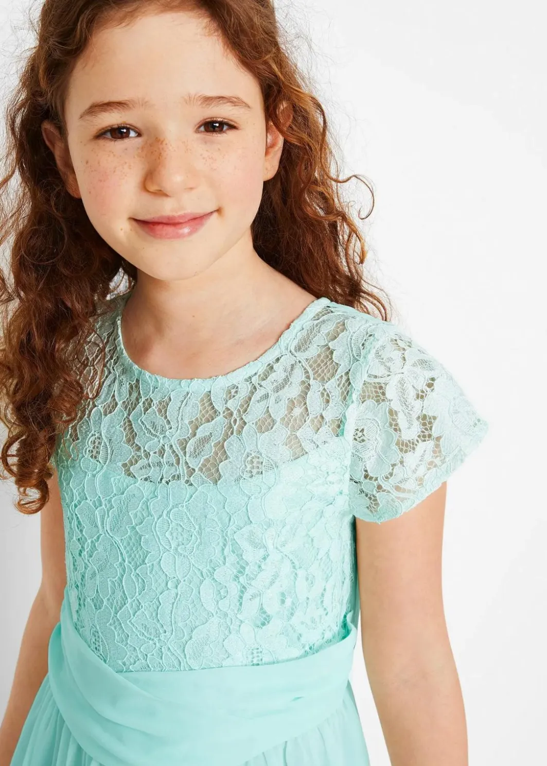 Chiffonkleid mit Spitze Kinder Mädchen 9-16 Jahre·Kleider & Jumpsuits