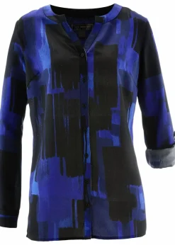 Clearance Chiffon-Longbluse mit Druck Damen Blusen & Tuniken|Bekleidung·Jacken & Mäntel