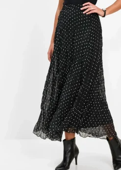 Hot Chiffon-Rock in Crash-Optik Damen Bekleidung·Sportbekleidung|Nachhaltigere Materialien