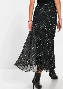 Hot Chiffon-Rock in Crash-Optik Damen Bekleidung·Sportbekleidung|Nachhaltigere Materialien
