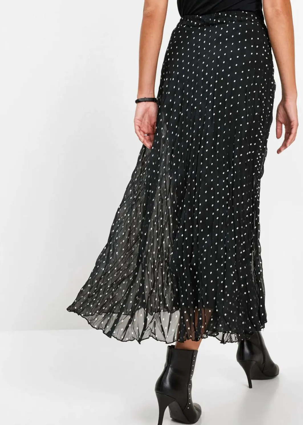 Hot Chiffon-Rock in Crash-Optik Damen Bekleidung·Sportbekleidung|Nachhaltigere Materialien