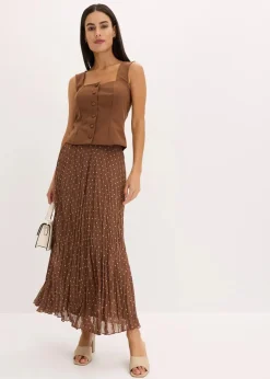 New Chiffon-Rock in Crash-Optik Damen Nachhaltigere Materialien|Röcke