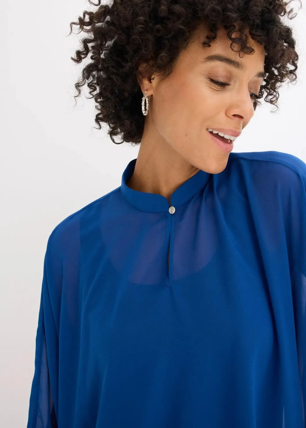 Damen bonprix Blusen & Tuniken|Bekleidung·Jacken & Mäntel|Chiffontunika