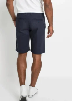 Hot Chino-Bermuda aus reiner Baumwolle, Regular Fit Herren Große Größen|Shorts