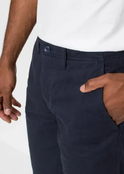 Hot Chino-Bermuda aus reiner Baumwolle, Regular Fit Herren Große Größen|Shorts