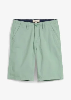 Kinder bonprix Jungen 9-16 Jahre·Shorts|Chino-Bermuda aus reiner Baumwolle mit verstellbarem Bund, Regular Fit
