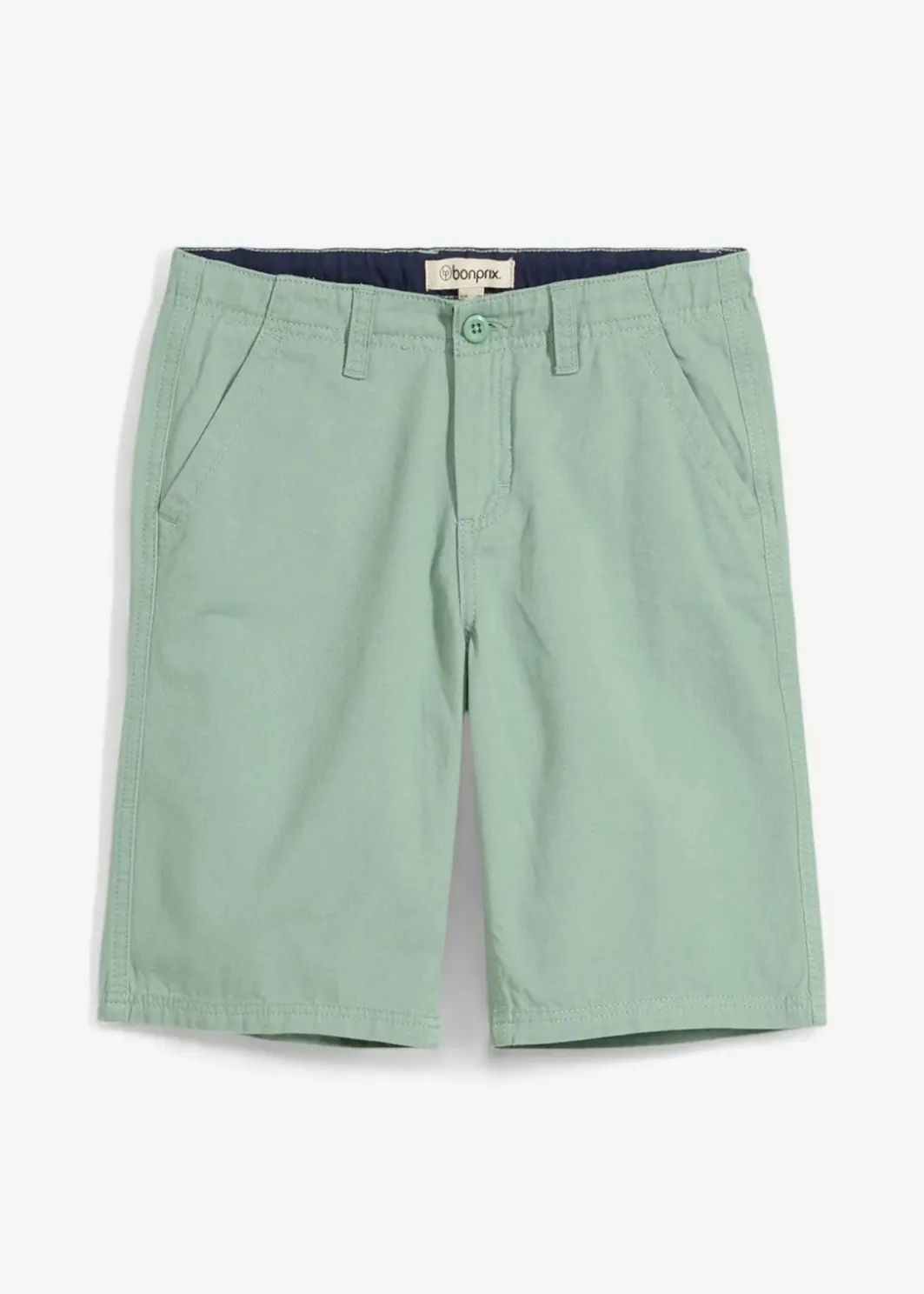 Kinder bonprix Jungen 9-16 Jahre·Shorts|Chino-Bermuda aus reiner Baumwolle mit verstellbarem Bund, Regular Fit
