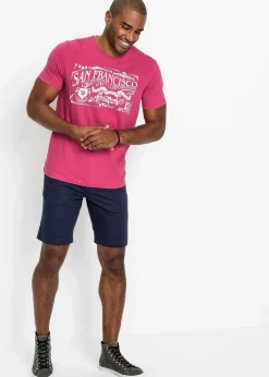 Discount Chino-Bermuda, Regular Fit Herren Hosen|Basics