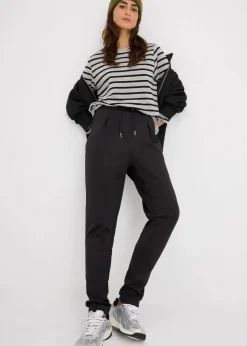 Damen bonprix Nachhaltigere Materialien|Hosen|Chinohose aus Scuba
