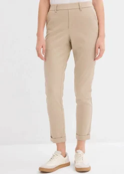 Damen bonprix Bekleidung·Kleider|Hosen|Chinohose aus Viskose-Mix