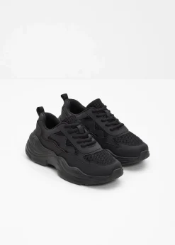 Damen bonprix Sneaker|Chunky Sneaker mit Mesh-Einsatz
