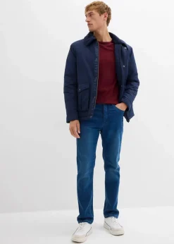 Herren bonprix Jeans|Sweat|Classic Fit Jeans aus weichem Sweat-Denim mit Komfortbund, Straight