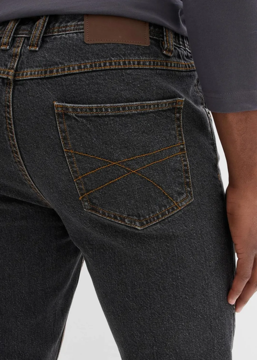 Herren bonprix Große Größen|Basics|Classic Fit Jeans mit Komfortbund, Straight