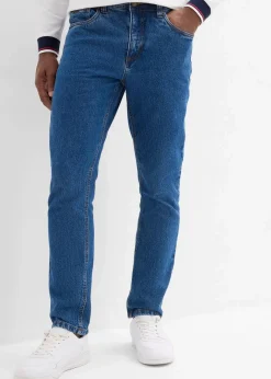 Discount Classic Fit Jeans mit Komfortbund, Straight Herren Jeans|Basics