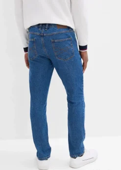 Discount Classic Fit Jeans mit Komfortbund, Straight Herren Jeans|Basics