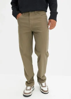 Herren bonprix Hosen|Basics|Classic Fit Stretch-Hose, Straight