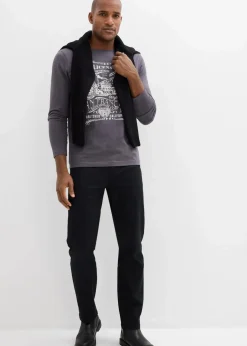Sale Classic Fit Stretch-Hose, Straight Herren Große Größen|Basics